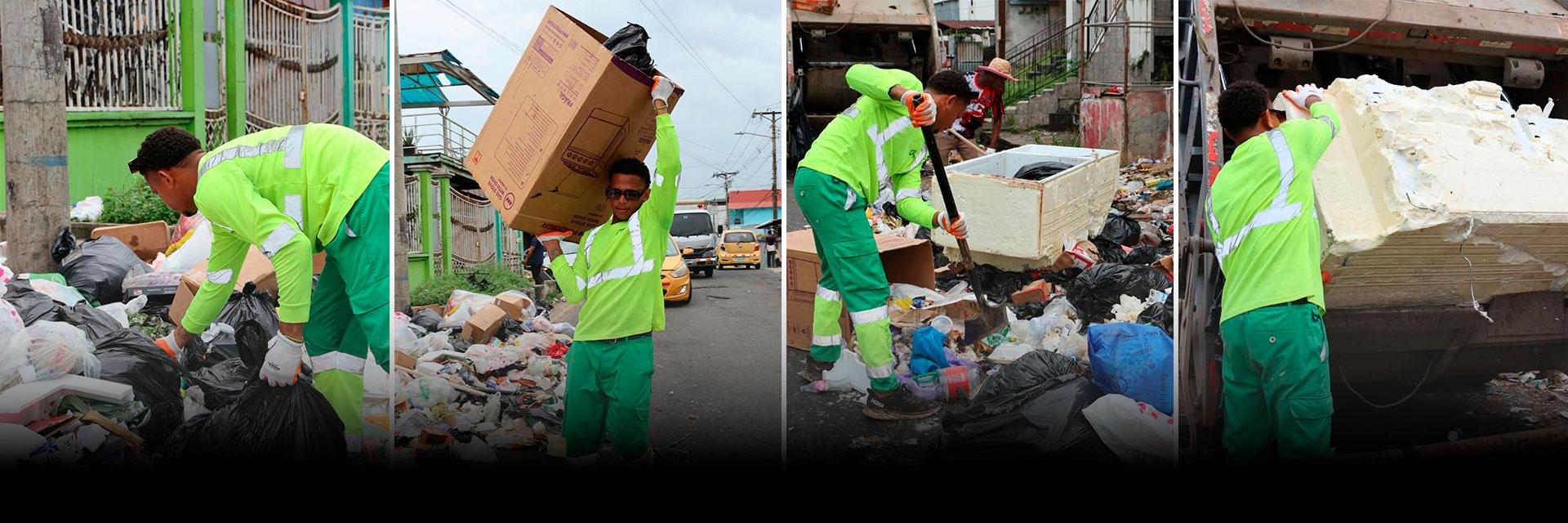 Recolección de desechos y enseres en punto crítico ubicado en el sector de Veranillo, corregimiento Belisario Porras
