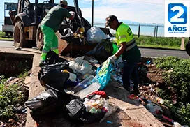 Despeje de puntos críticos en Victoriano Lorenzo, corregimiento de Tocumen.