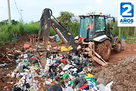 Recolección de desechos en la Siesta, corregimiento de Tocumen