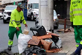 Recolección de desechos en Chorrillo