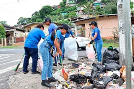 Plan Libertad del Ministerio de Gobierno apoya labores de barrido de la AAUD en San Isidro,  corregimiento Omar Torrijos Herrera