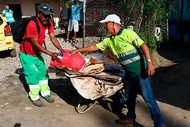 Operativo de limpieza y recolección de enseres en San José, corregimiento de Ancón