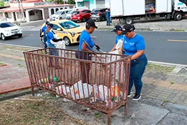 Privadas de Libertad del Plan Libertad en barrido de desechos en San Miguelito