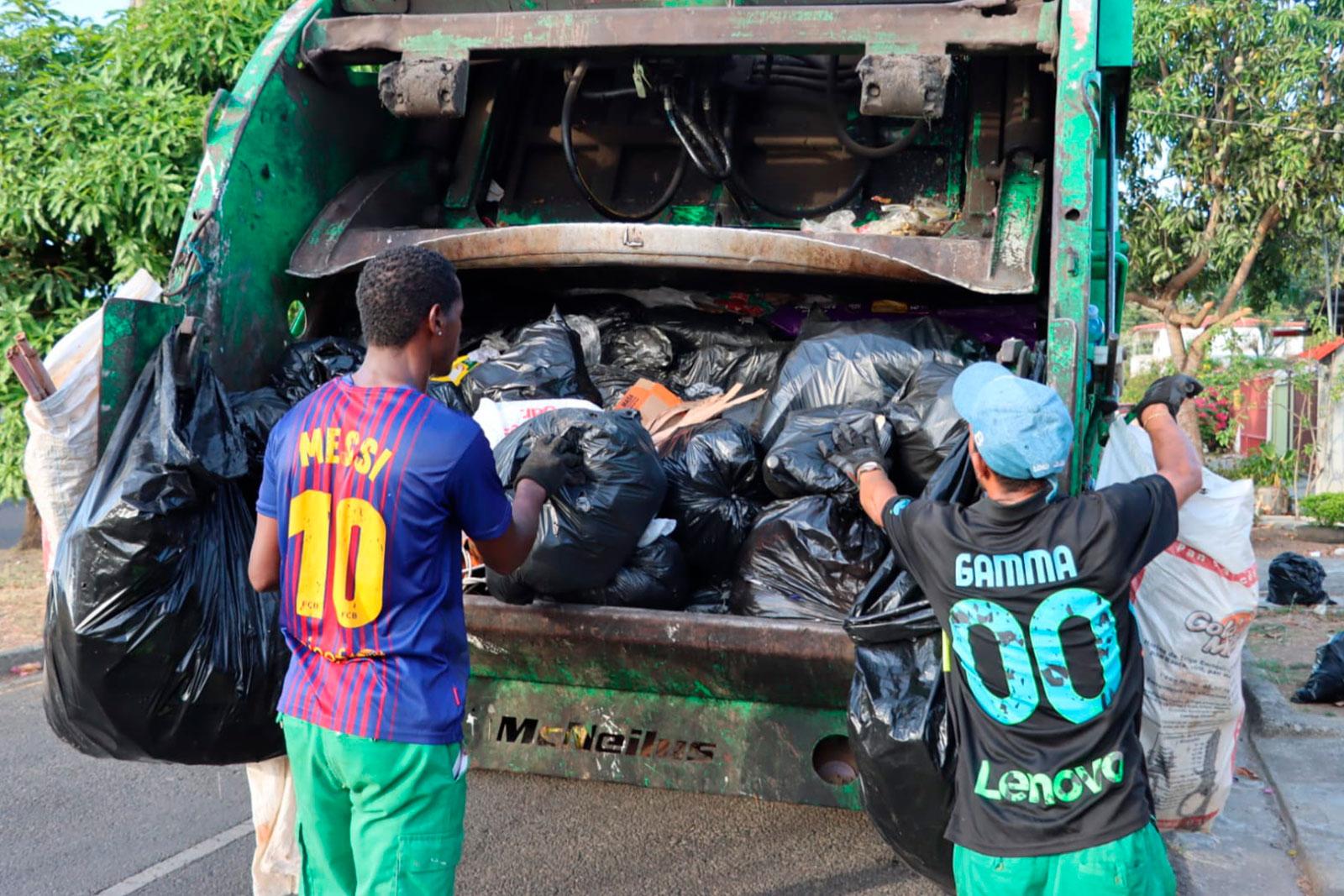 Intensifican jornadas de recolección y limpieza en diversos sectores de la ciudad capital