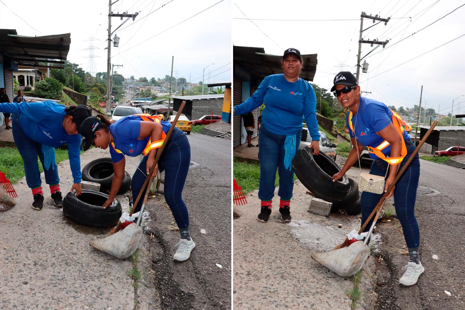 Más de 100 mujeres del Plan Libertad transforman calles y avenidas en San Miguelito