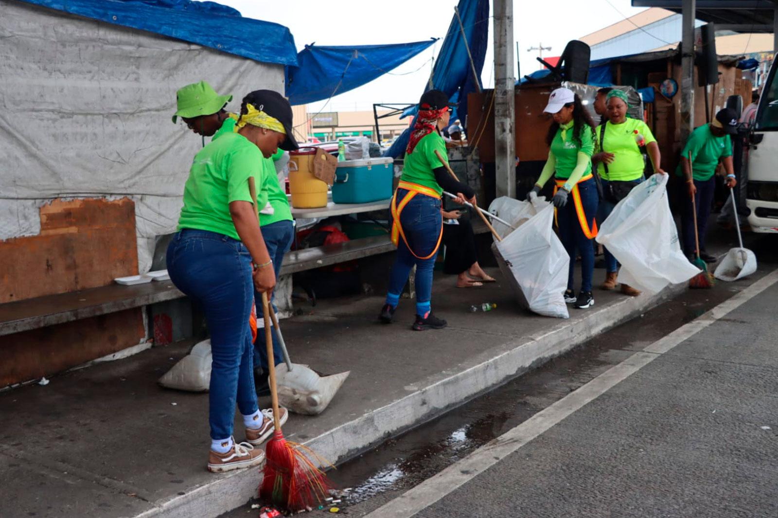 Barrido en La Gran Estación, corregimiento de Amelia Denis de Icaza