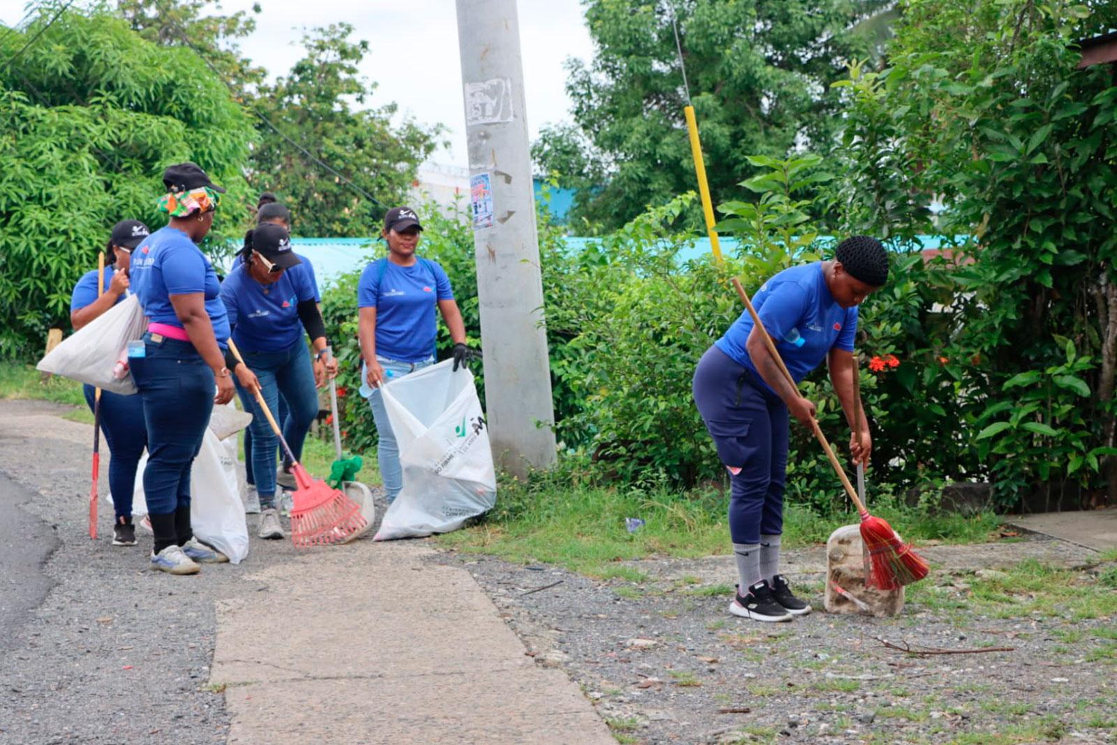Barrido en el área de San Isidro, corregimiento Omar Torrijos
