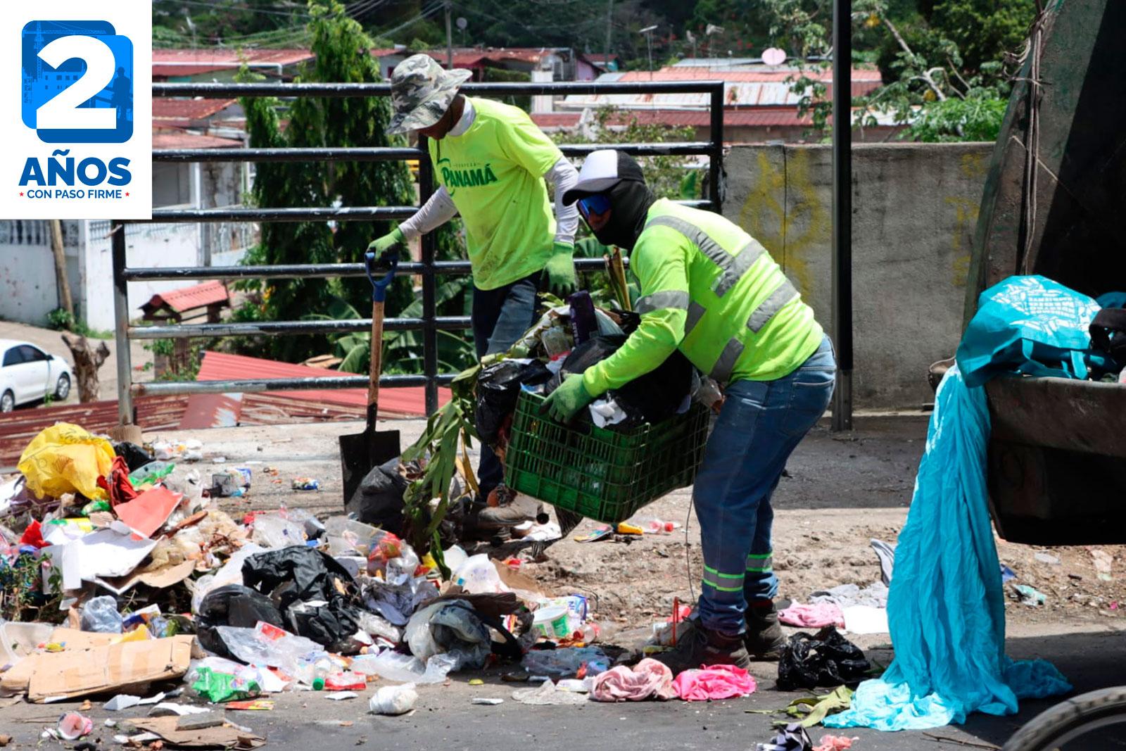 Recolección, retiro y remoción de residuos acumulados en el Sector Santa Marta, corregimiento Belisario Frías