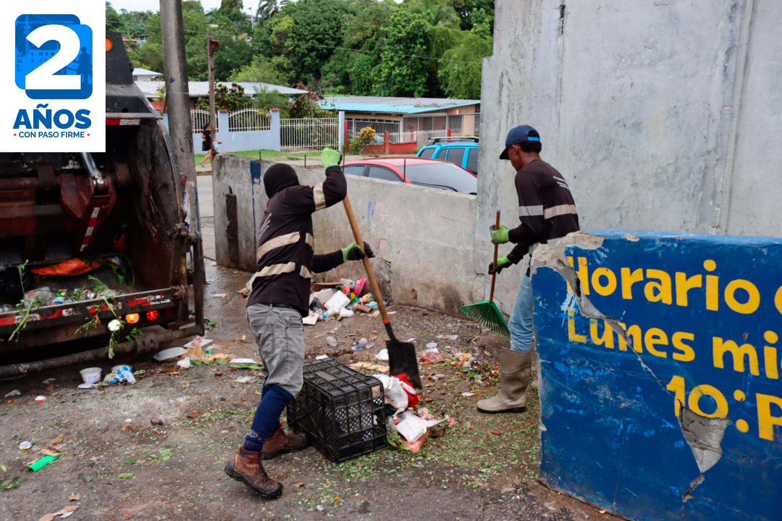 Operativos de limpieza atienden puntos clave en Omar Torrijos y Belisario Frías