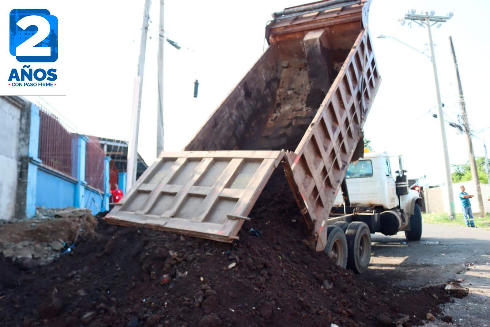Adecuación de área para nueva tinaquera y operativos de recolección continua en San Miguelito.