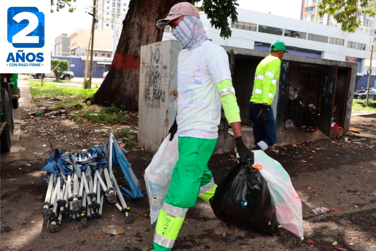 Recolección en Río Abajo y Parque Lefevre