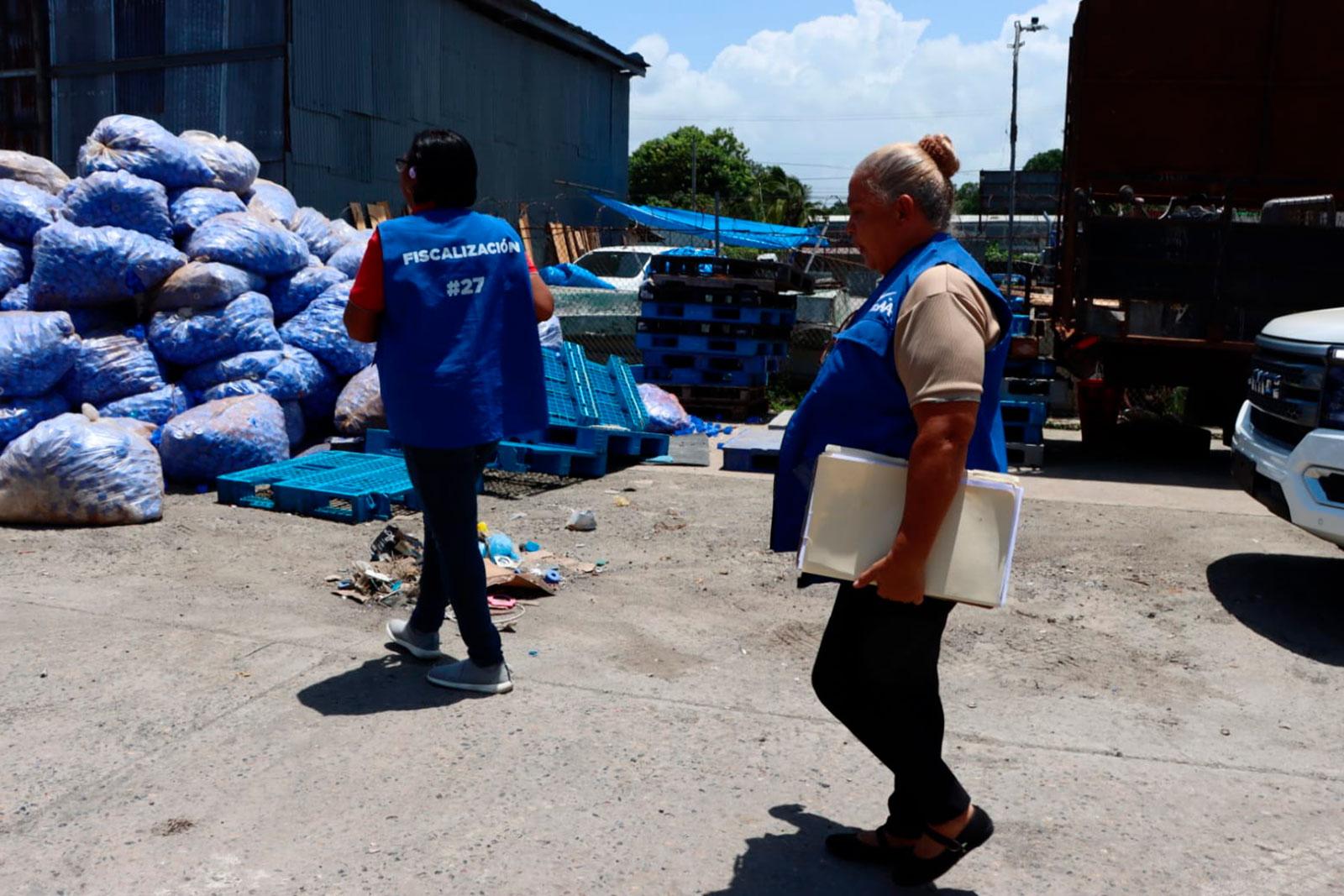 Departamento de Fiscalización atiende denuncia de Recicladora en el Sector de San Vicente, corregimiento de Chilibre