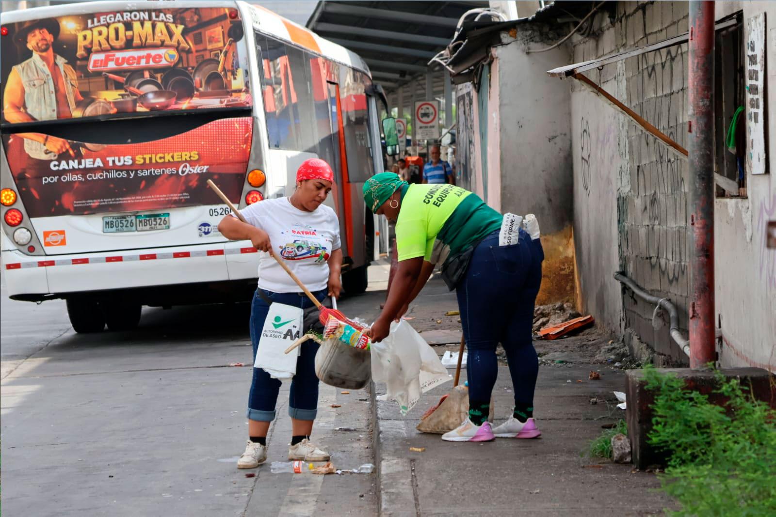 Barrido via Transístmica en la Gran Estación de San Miguelito