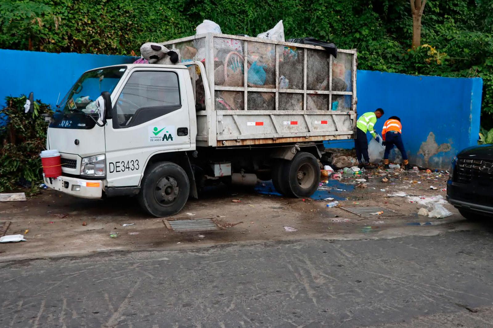 Despliegan operativo de recolección de desechos en el sector de Samaria, corregimiento Belisario Porras