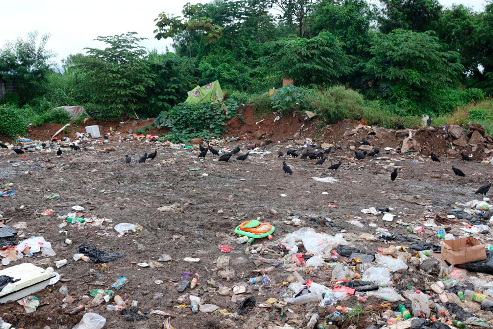 Limpieza en terreno baldío Belén, corregimiento de Tocumen