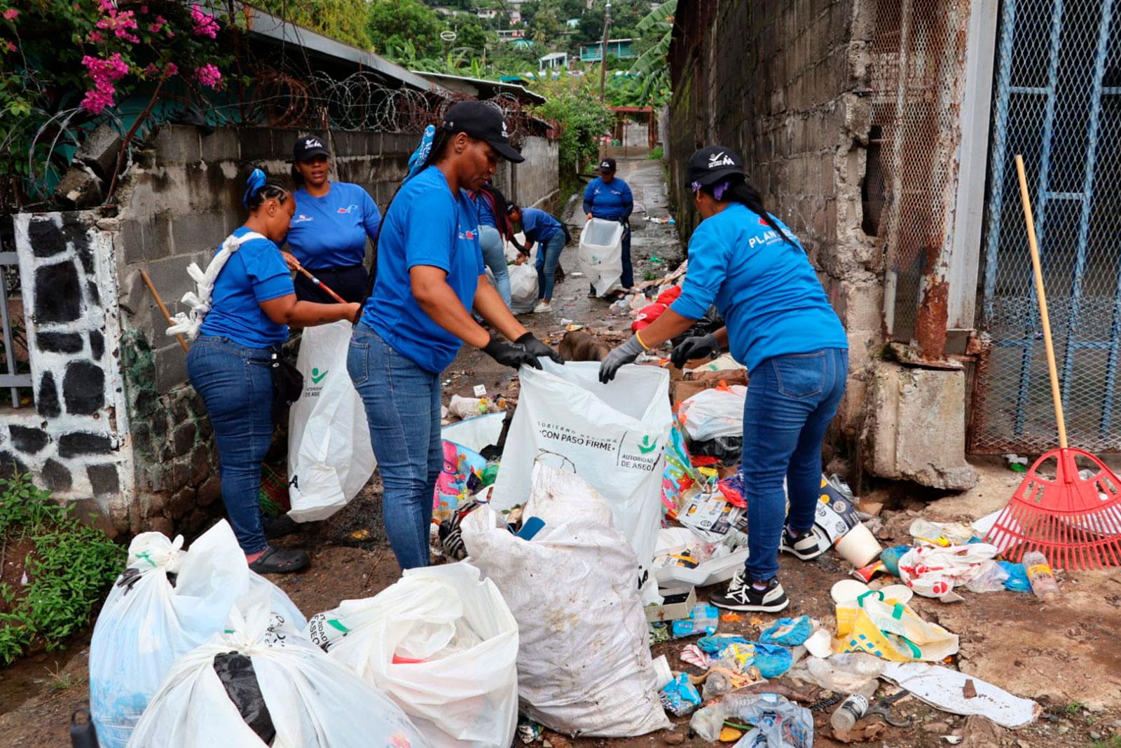 Como parte de las jornadas de limpieza, se realizó la recolección de desechos en Don Bosco Sinaí, corregimiento Belisario Porras